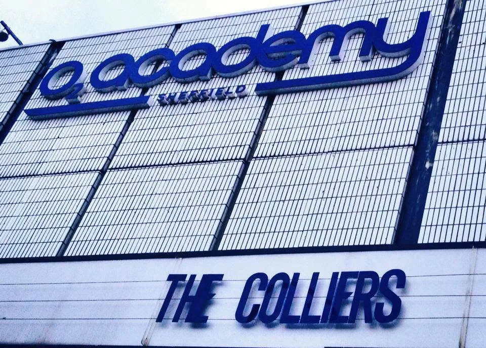 The Colliers · O2 Academy board
